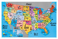 Fox Valley Traders USA Magnetic Map Puzzle