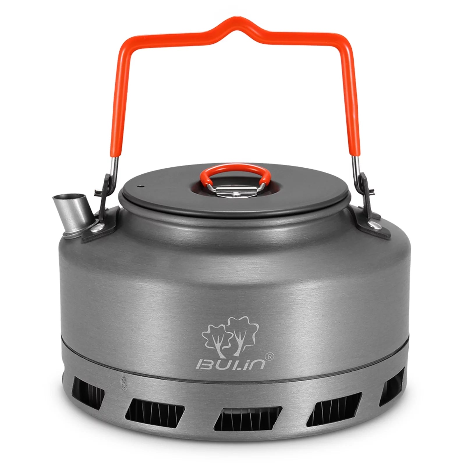 BULIN 1.1L Portable Kettle Pot Teapot Coffee Pot Indoor Aluminum Alloy Tea Kettle Outdoor Camping Hiking Picnic Kettle