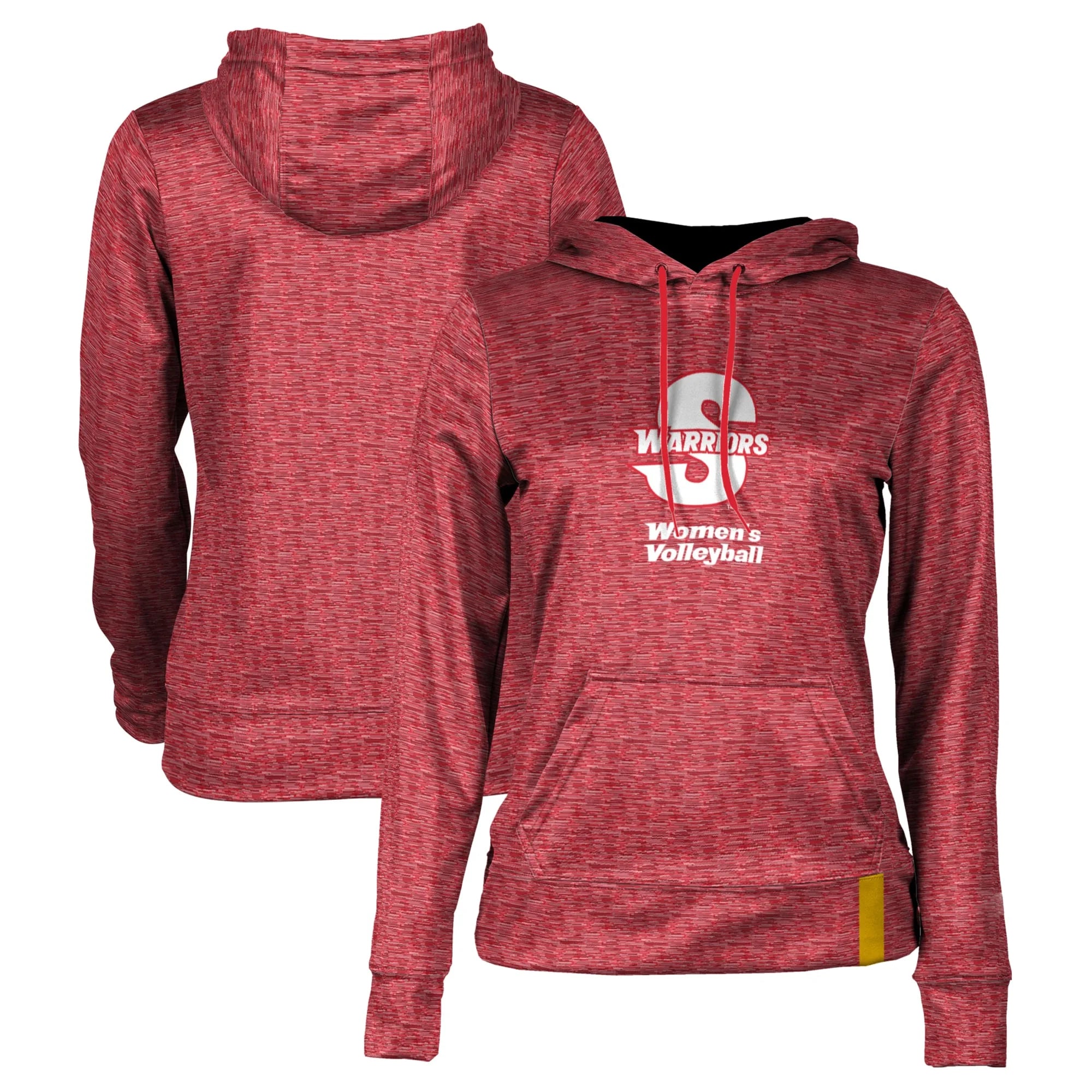 Women's Red Cal State Stanislaus Warriors Women's Volleyball Pullover Hoodie
