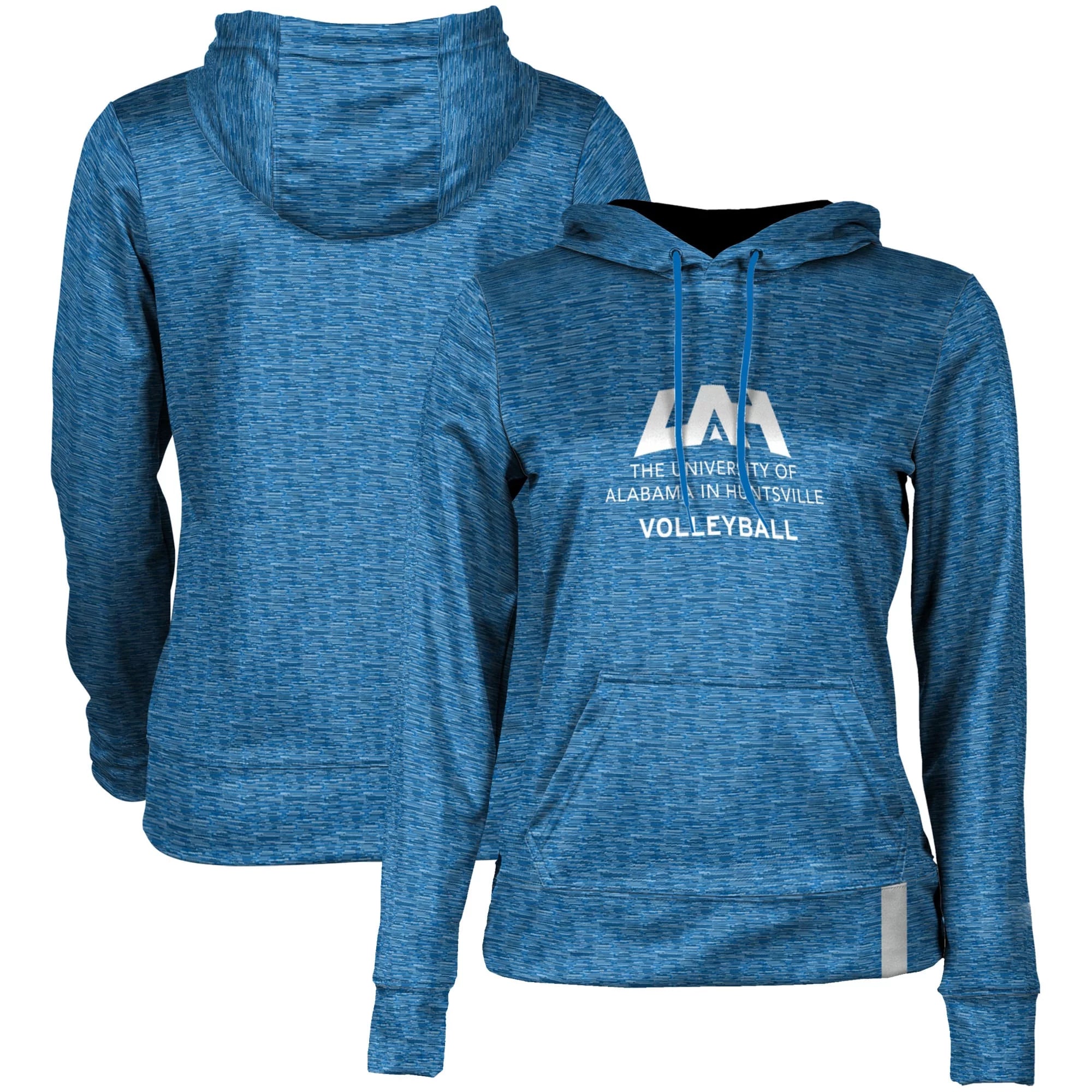 Women's Blue UAH Chargers Volleyball Pullover Hoodie