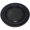 Portable Indoor Barbecue BBQ Grill Pan Smokeless Stove top 12.5 With Removable Plate Ideal For Electric Gas Stoves, Non Stick, Easy Clean Up for Steak, Fish, Chicken & Vegetables Backpacking Backyard