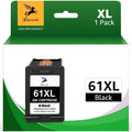 61 XL Ink Cartridge Black Replacement for Printer Ink HP 61 Black Ink Cartridge for Envy 4500 5530 Deskjet 1000 1010 1510 2540 3050 Officejet 2620 4630 (Black, 1 Pack)