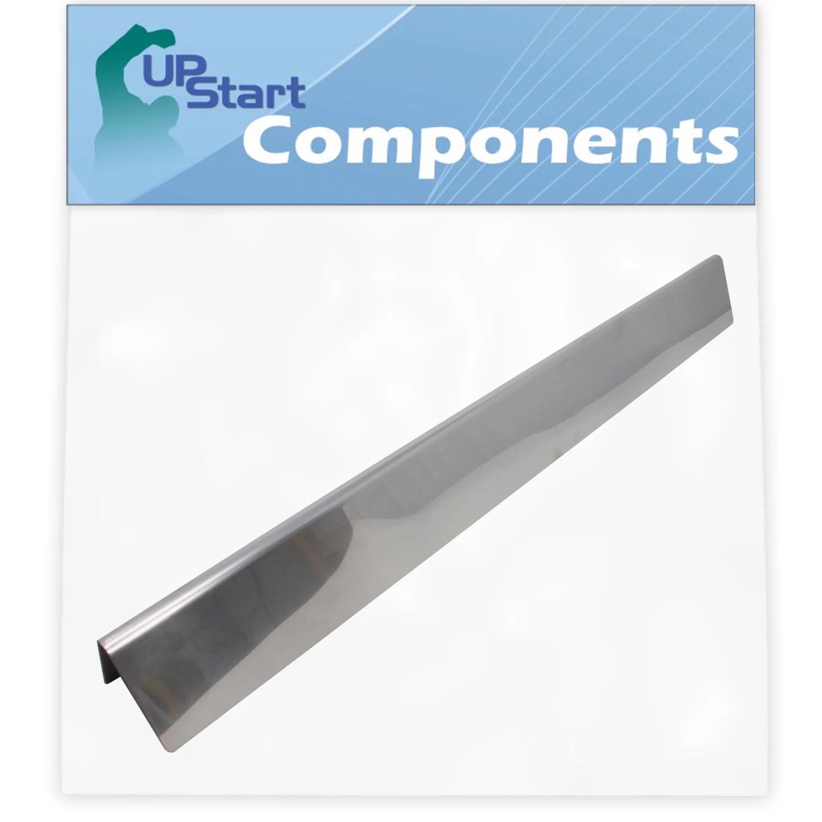 BBQ Grill Heat Shield Plate Tent Replacement Parts for Weber 3751001 - Compatible Barbeque Stainless Steel Flame Tamer, Guard, Deflector, Flavorizer Bar, Vaporizer Bar, Burner Cover 24 1/2