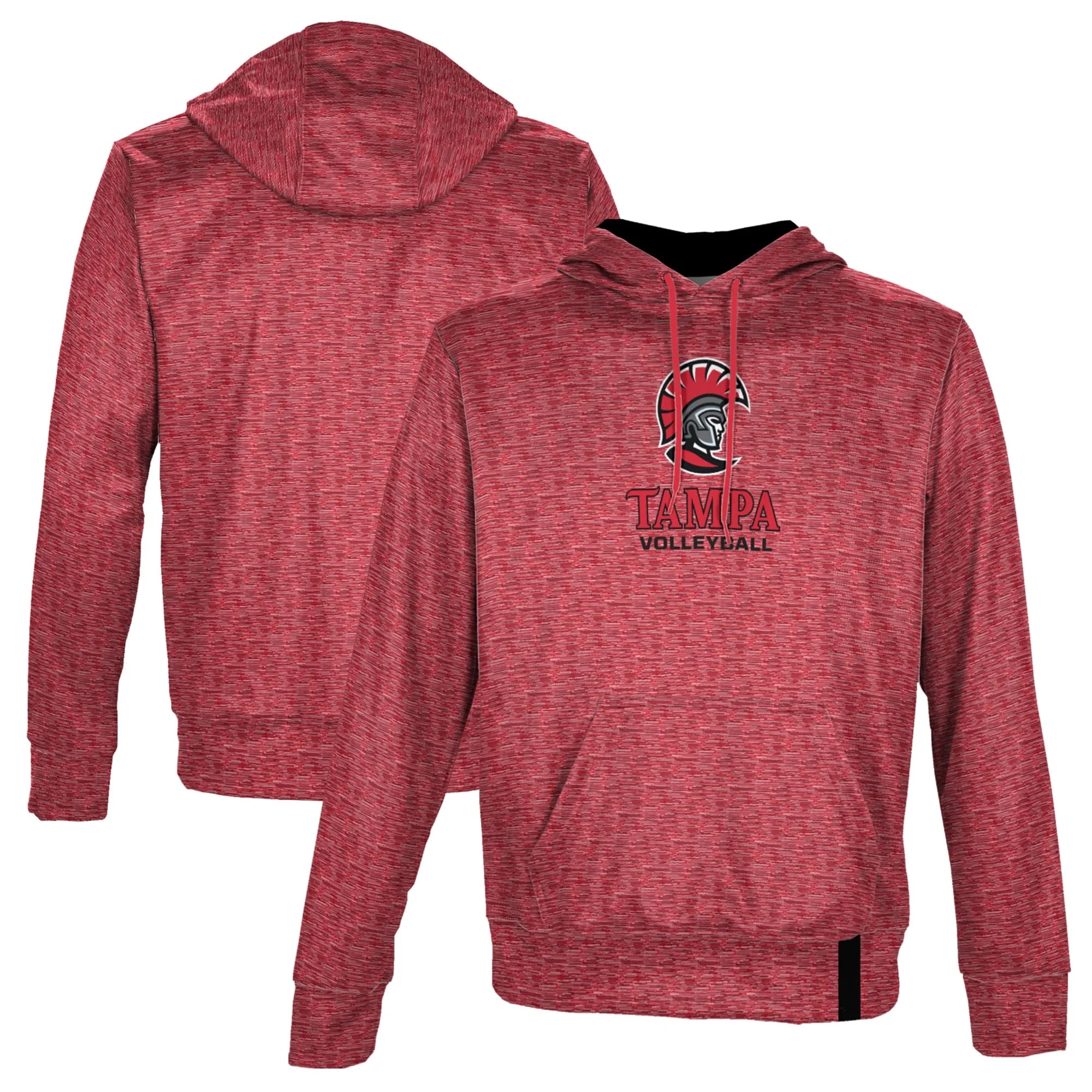 Men's ProSphere Red University of Tampa Spartans Volleyball Name Drop Pullover Hoodie