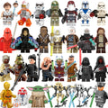 Collectible Star Wars Clone Trooper Mini Figures - 29pcs Set of Darth Vader Ahsoka Obi-Wan Battle Droids and Soldier Action Figures Building Blocks Toys for Kids Gift