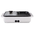 Lixada 2 Speed Electric Grill Pan Multifunctional Small 2L Hot Pot Barbecue One Pot High Power 1200W for Household Dormitory Barbecue Machine
