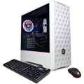 CyberPowerPC Gamer Master Gaming Desktop, AMD Ryzen 7 7700X, 16 GB DDR5, NVIDIA GeForce RTX 4070 Ti, 1 TB SSD, Windows 11 Home, White, GMA9300CPG
