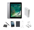 Restored Apple iPad 5th Gen A1823 (Unlocked) 32GB Space Gray Bundle w/ Case, Box, Bluetooth Headset, Tempered Glass, Stylus, Charger (Refurbished)