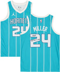 Brandon Miller Charlotte Hornets Autographed Teal Icon Edition Swingman Jersey with 2023 #2 Pick Inscription - Fanatics Authentic Certified