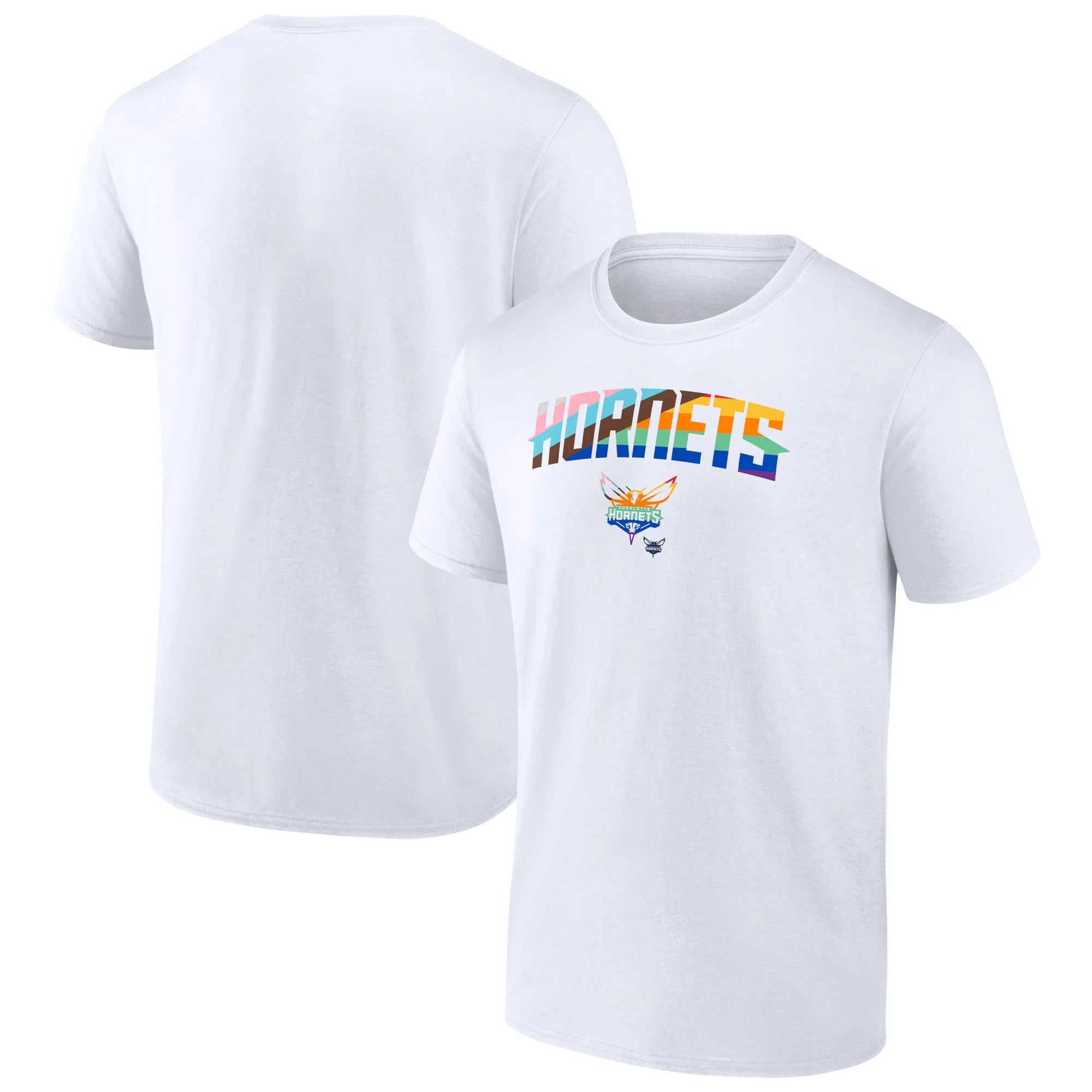 Men's Fanatics Branded White Charlotte Hornets Pride T-Shirt