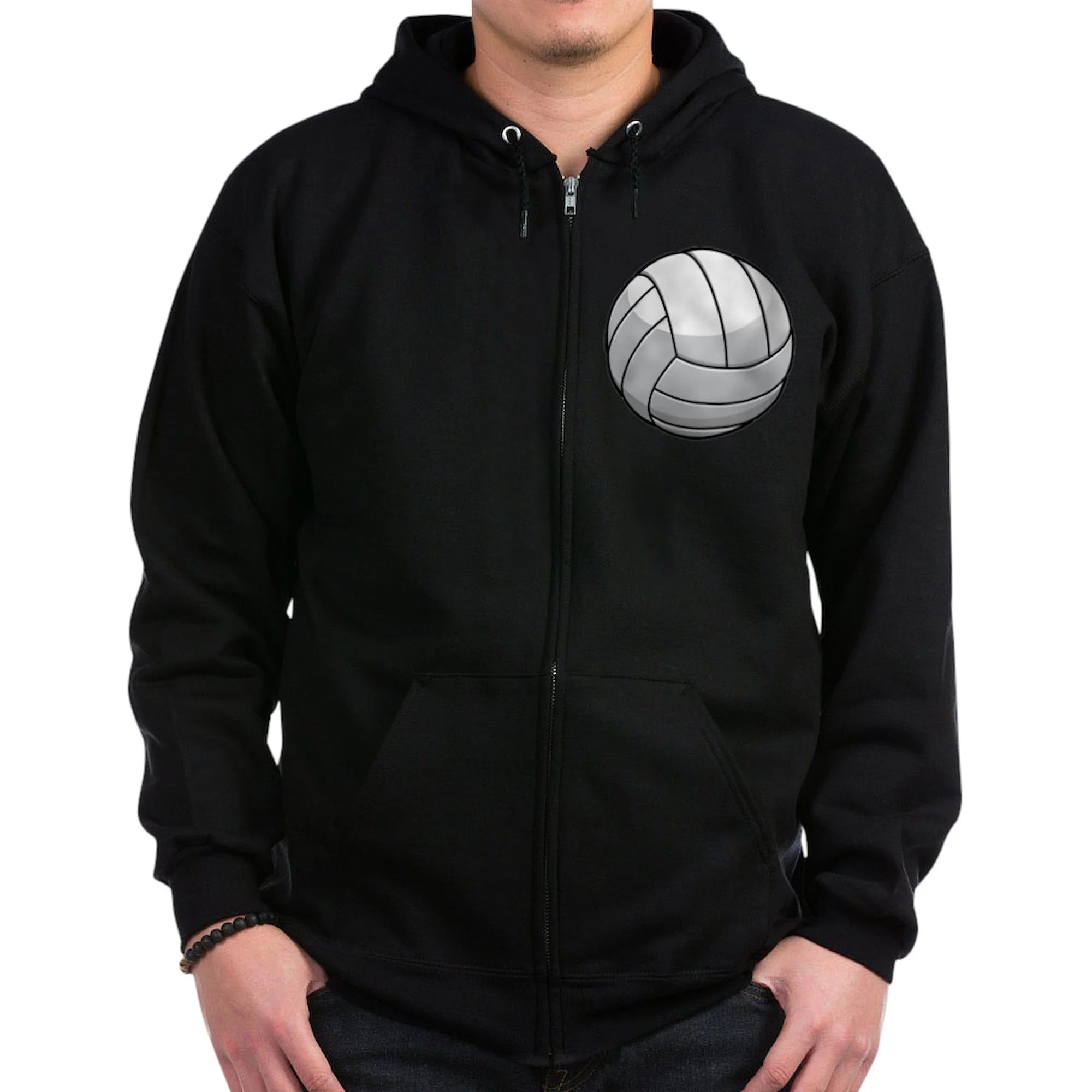 CafePress - Volleyball Gifts Sweatshirt - Zip Hoodie, Classic Hooded Sweatshirt with Metal Zipper