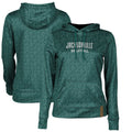 Women's Green JU Dolphins Volleyball Pullover Hoodie