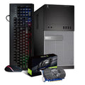Restored Dell Prebuilt Gaming Desktop Computer | Core i5 + GeForce GT 1030 2GB | 1080p Gaming PC | 16GB DDR3 RAM | 500GB SSD + 4TB | Wi-Fi + Bluetooth | Windows 10 Pro (Refurbished)
