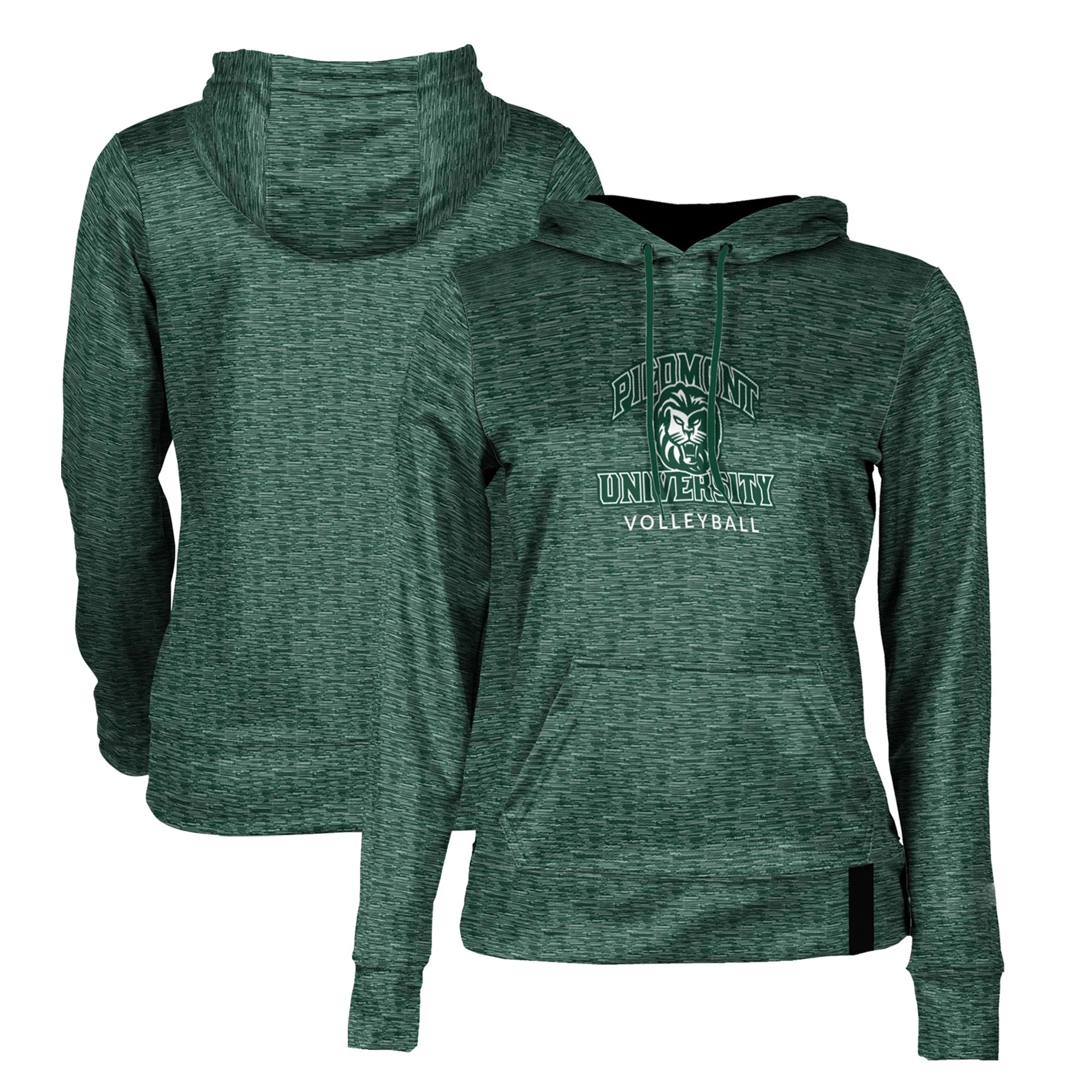 Women's ProSphere  Green Piedmont Lions Volleyball Pullover Hoodie
