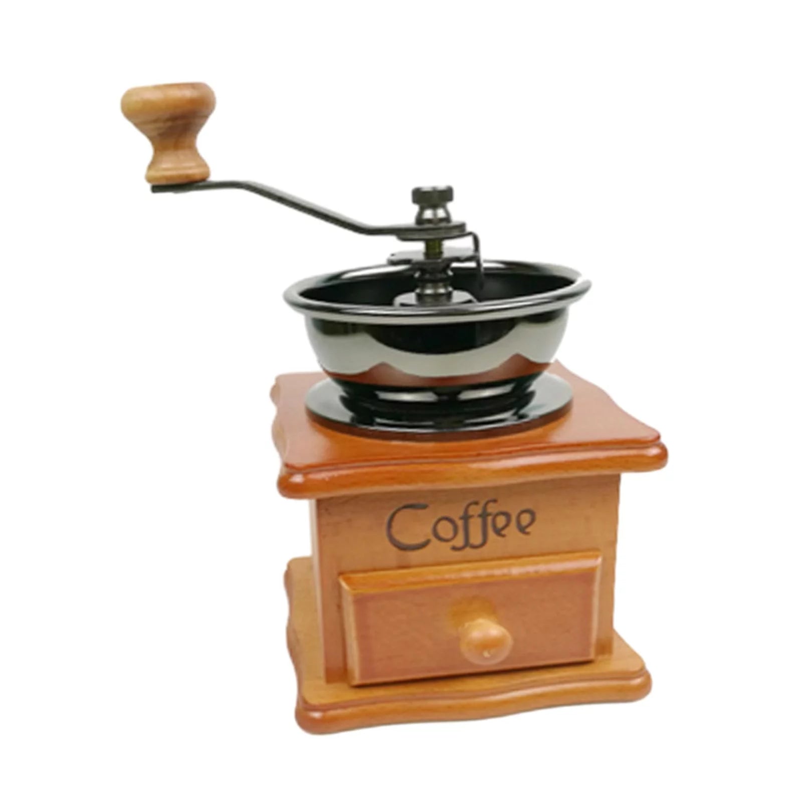 Wooden Coffee Grinder Rotating Gift Manual Coffee Grinder for Espresso Beans