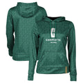 Women's Green Charlotte 49ers Volleyball Pullover Hoodie