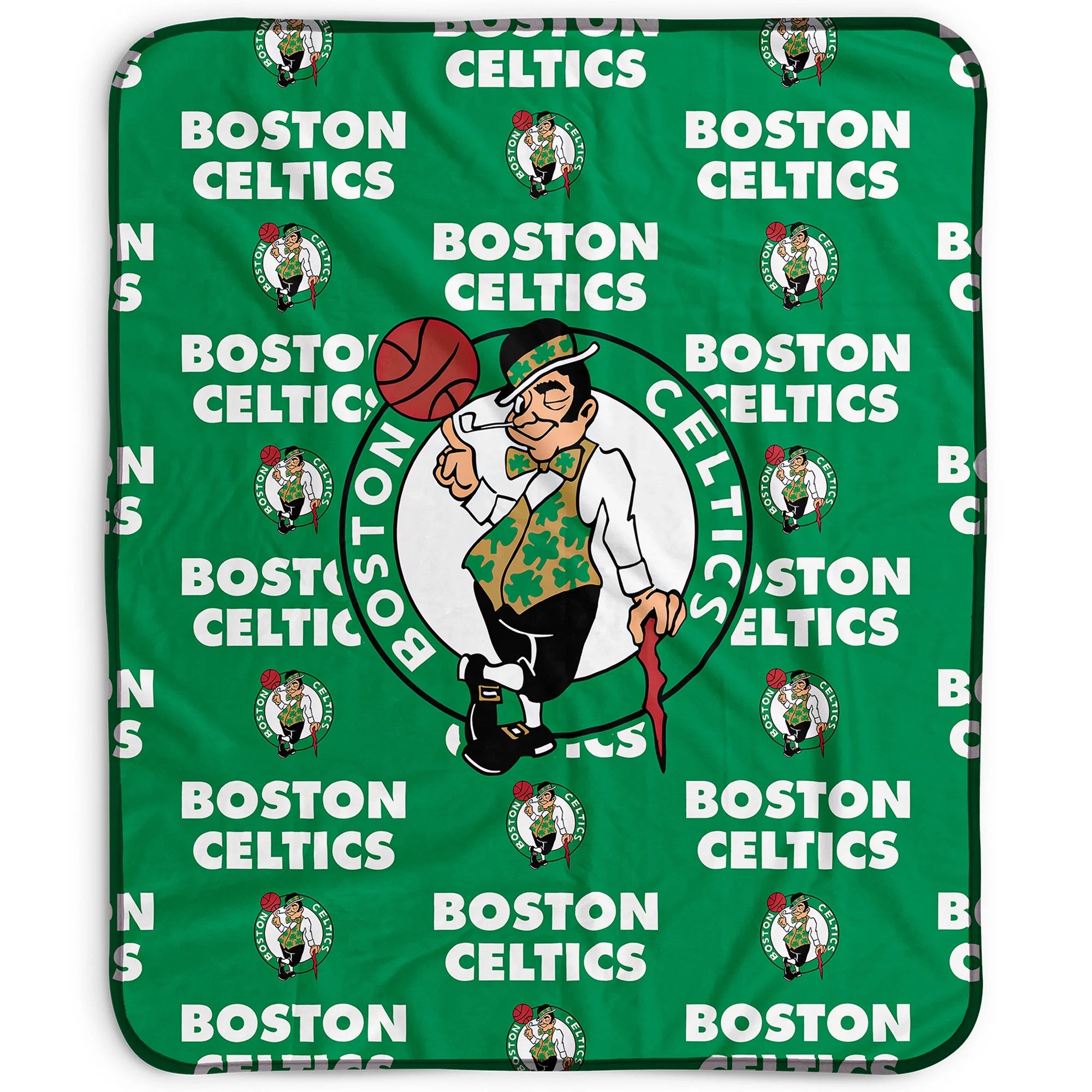 Pegasus Boston Celtics 50 x 60 Repeat Wordmark Fleece Blanket