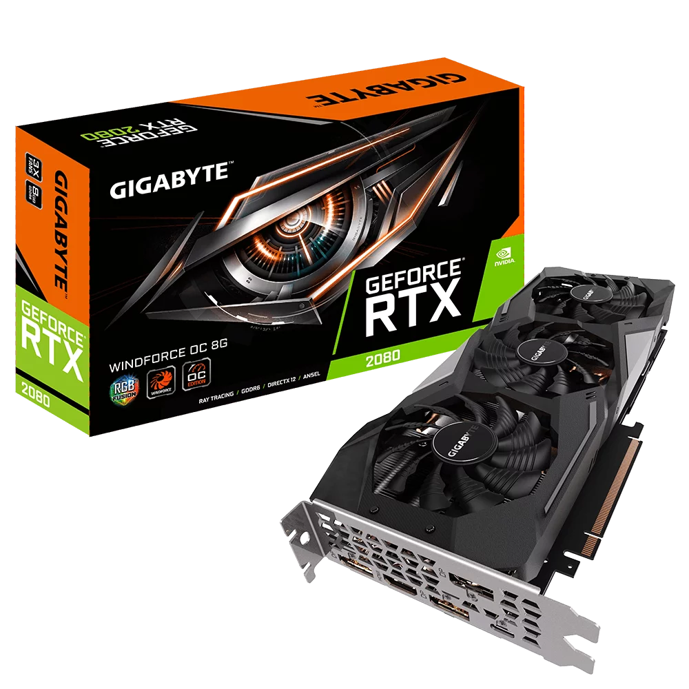 GeForce RTX 2080 WINDFORCE OC 8G Video Card