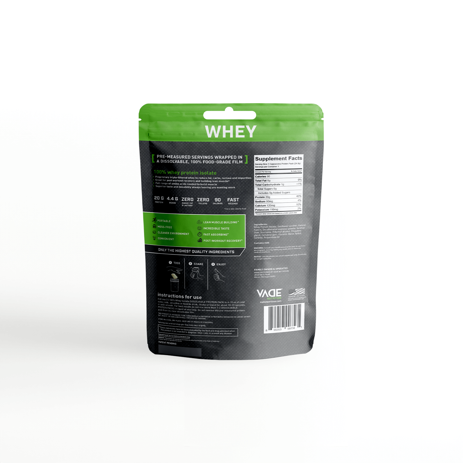 100% WHEY ISOLATE PROTEIN
