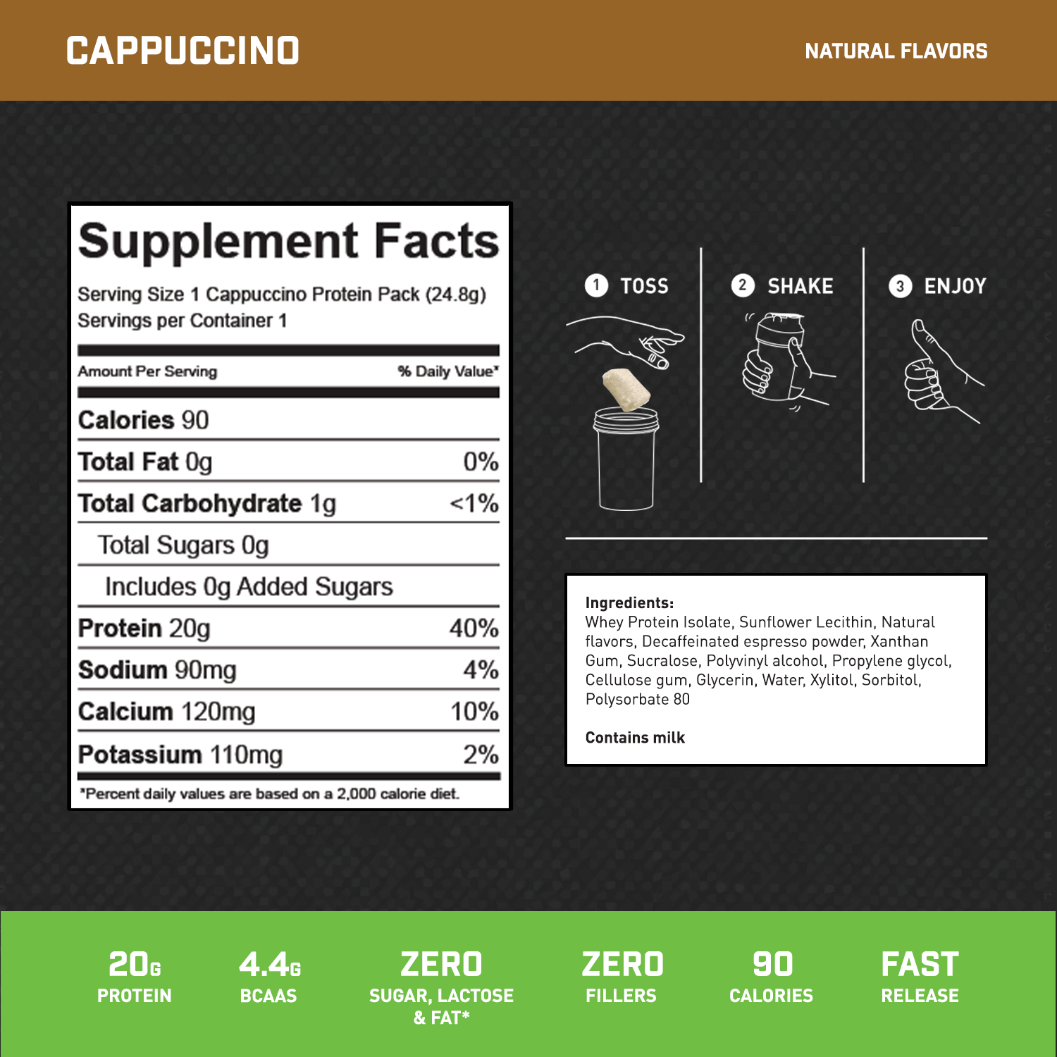 100% WHEY ISOLATE PROTEIN
