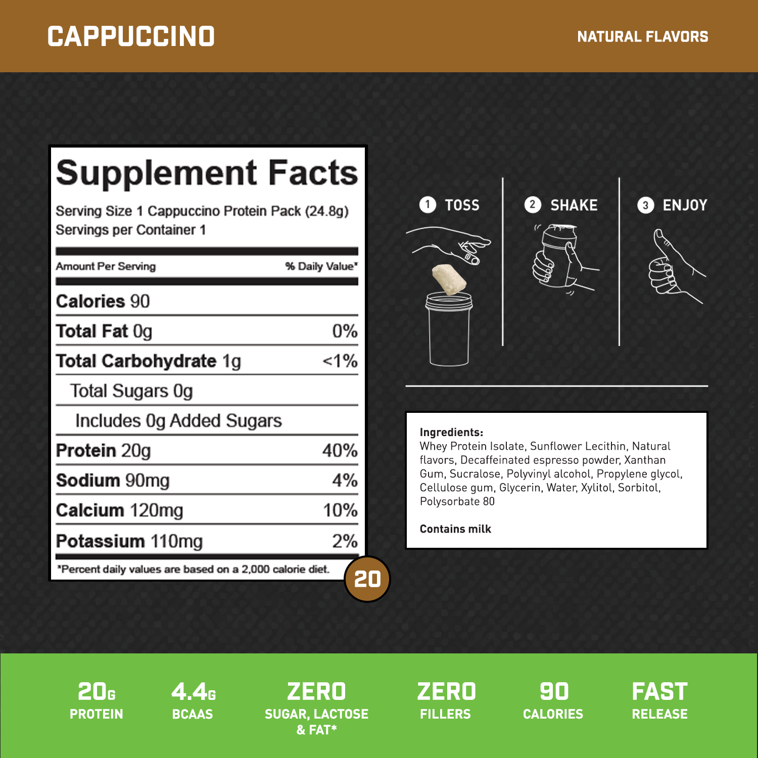 100% WHEY ISOLATE PROTEIN