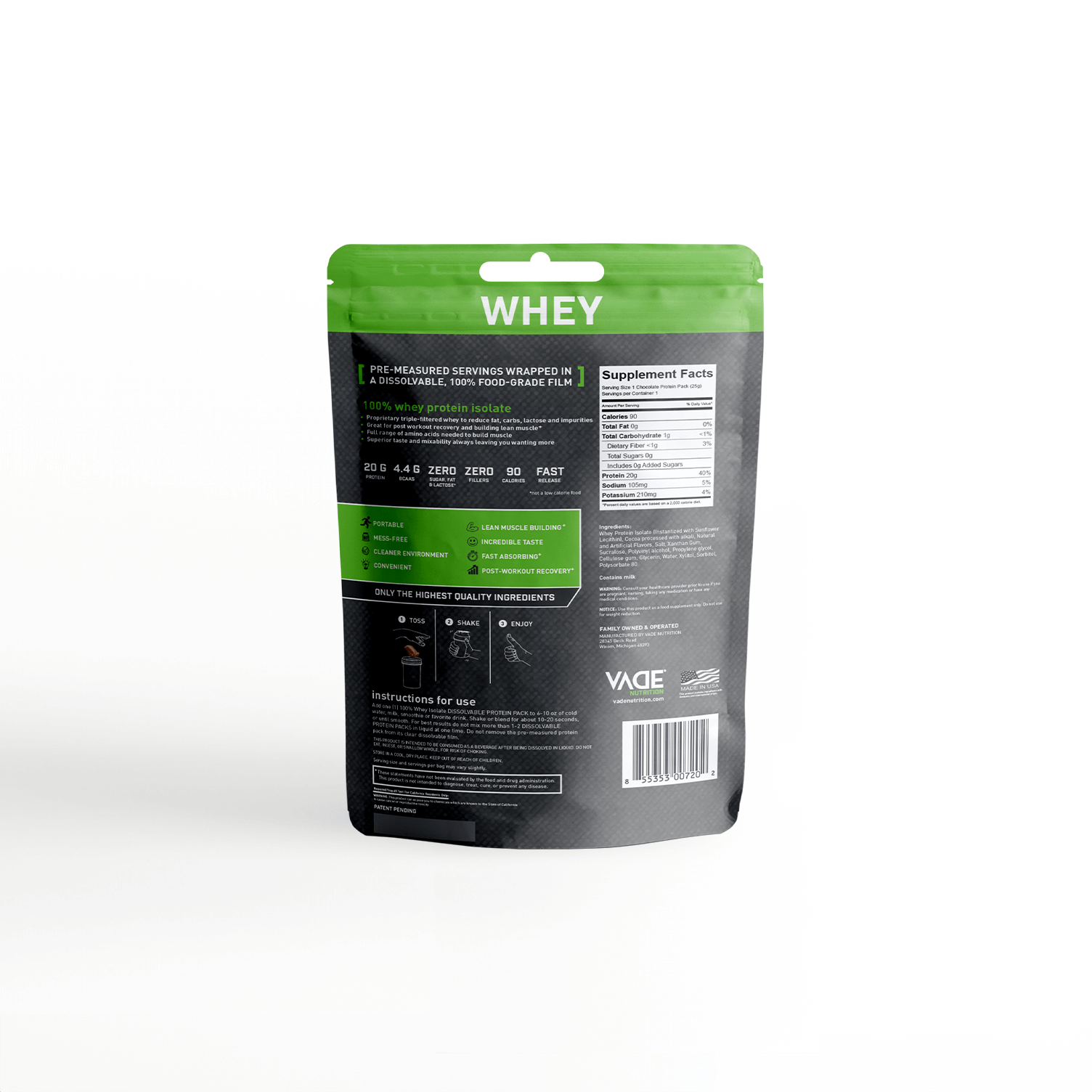 100% WHEY ISOLATE PROTEIN