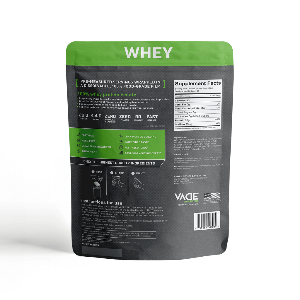 100% WHEY ISOLATE PROTEIN